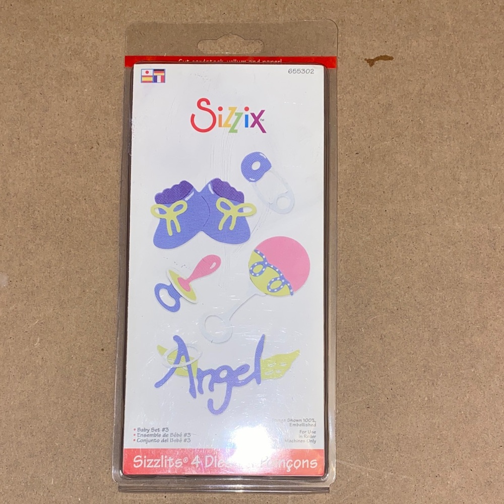 Sizzix Sizzlits 655302, Baby Set #3, NIP